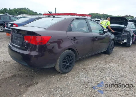 2010 Kia Forte Ex from USA, damaged, VIN KNAFU4A20A5165490